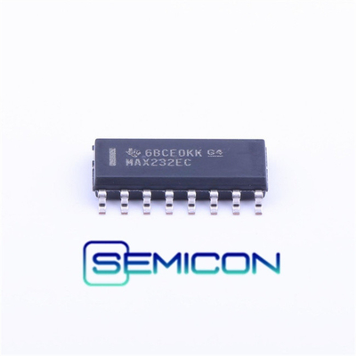 فرستنده و گیرنده SEMICON MAX3232ECDR MAX3232EC 250KBPS RS-232 SOIC-16