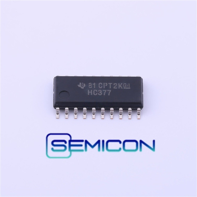 لیست قطعات الکترونیکی SN74HC377NSR SEMICON IC FF D-TYPE SNGL 8BIT 20SO